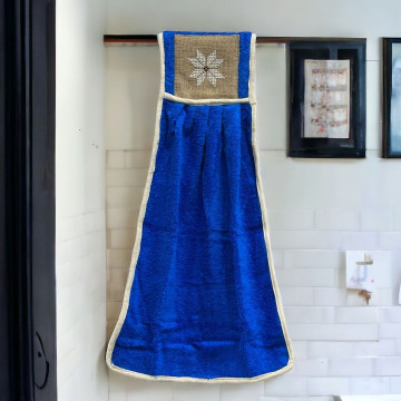 Basin Towel Power Blue