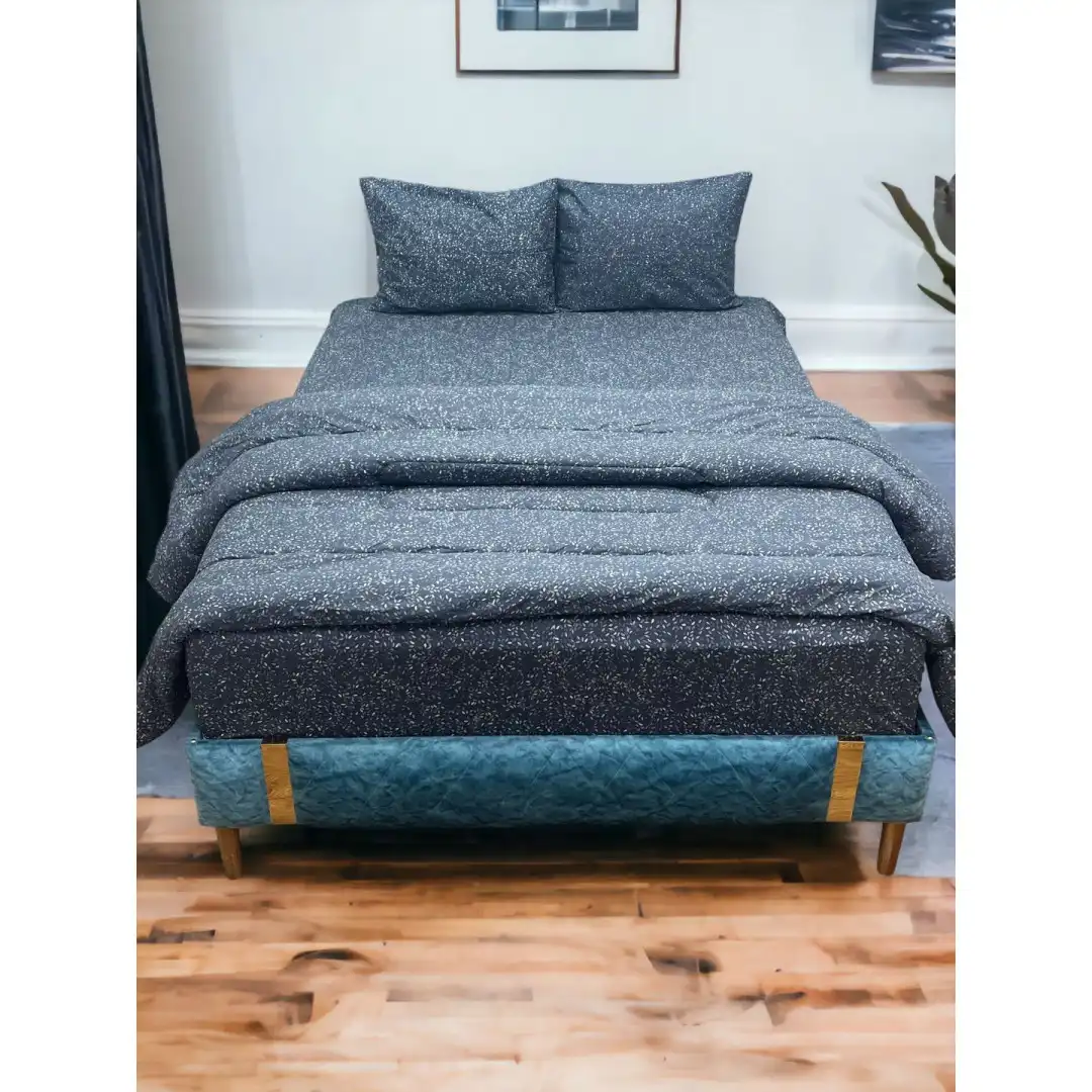 Comfort In A Bag - Navy Leafy