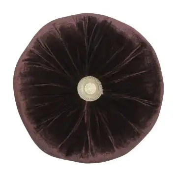 Round Pillow Chocolate